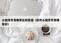 小程序開發(fā)哪家比較靠譜（軟件小程序開發(fā)哪家好）