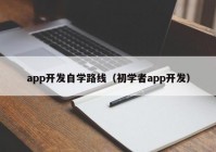 app開發(fā)自學(xué)路線（初學(xué)者app開發(fā)）