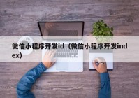 微信小程序開發(fā)id（微信小程序開發(fā)index）