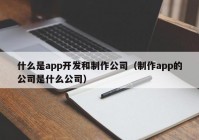 什么是app開發(fā)和制作公司（制作app的公司是什么公司）