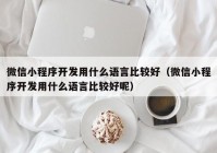 微信小程序開發(fā)用什么語言比較好（微信小程序開發(fā)用什么語言比較好呢）