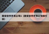 西安軟件開發(fā)公司1（西安軟件開發(fā)公司排行榜）